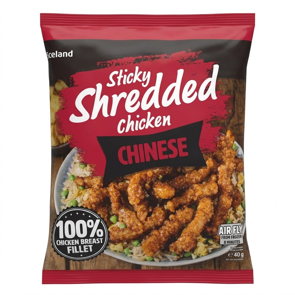 Iceland Chinese Sticky Shredded Chicken 400g