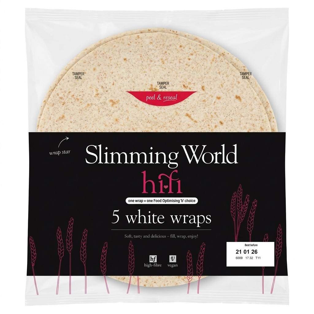 Slimming World Hifi 5 White Wraps 330g