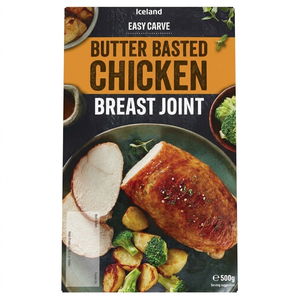 Iceland Butter Basted Chicken Breast Joint 500g