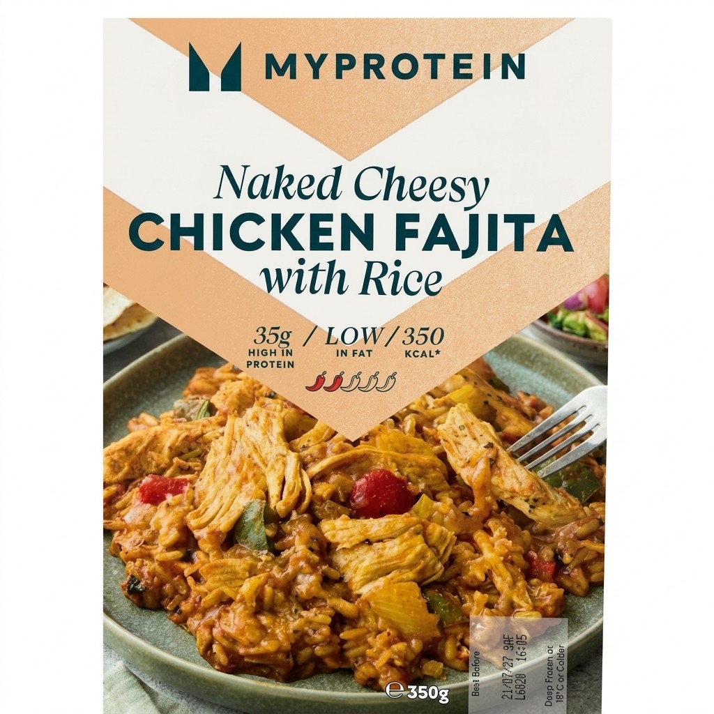 MyProtein Naked Cheesy Chicken Fajita with Rice 350g