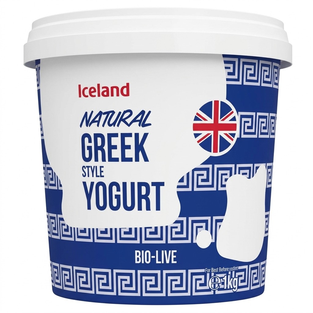 Iceland Natural Greek Style Yogurt 1kg