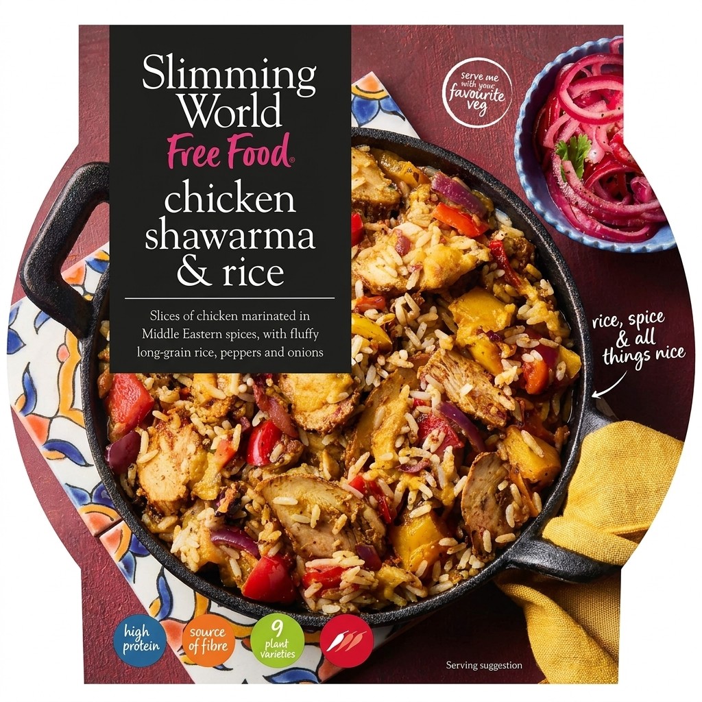 Slimming World Chicken Shawarma & Rice 550g