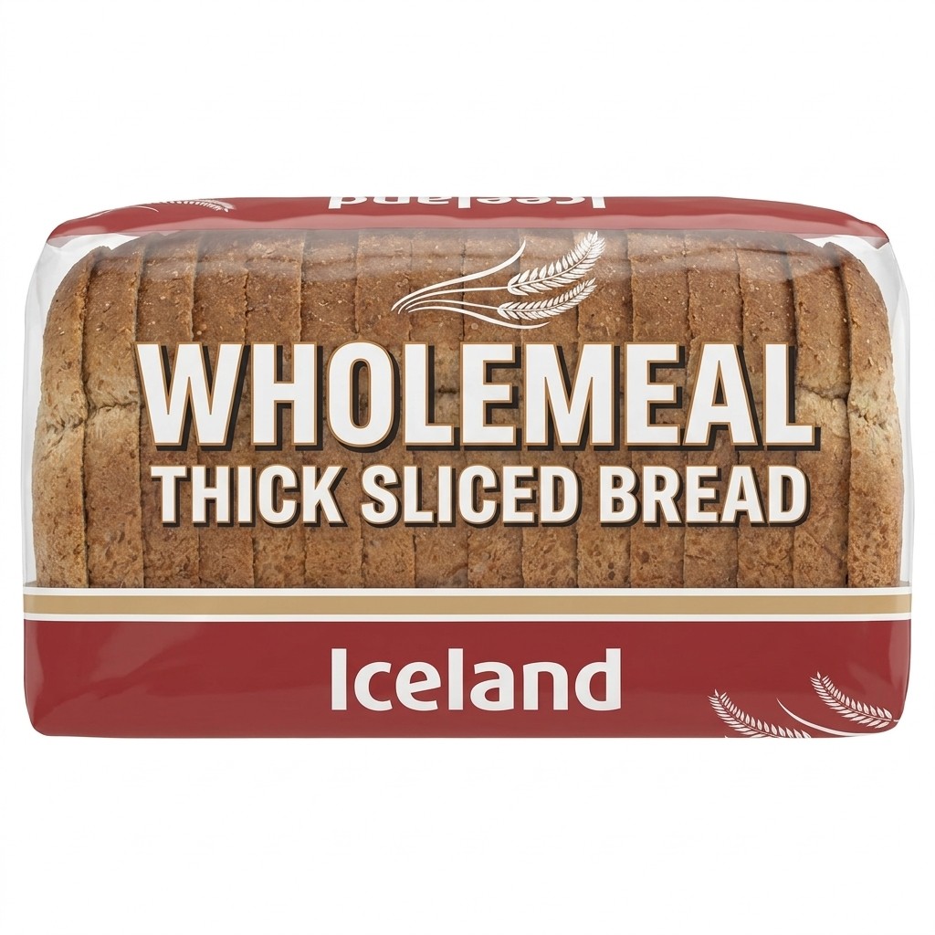 Iceland Wholemeal Thick Sliced Bread 800g