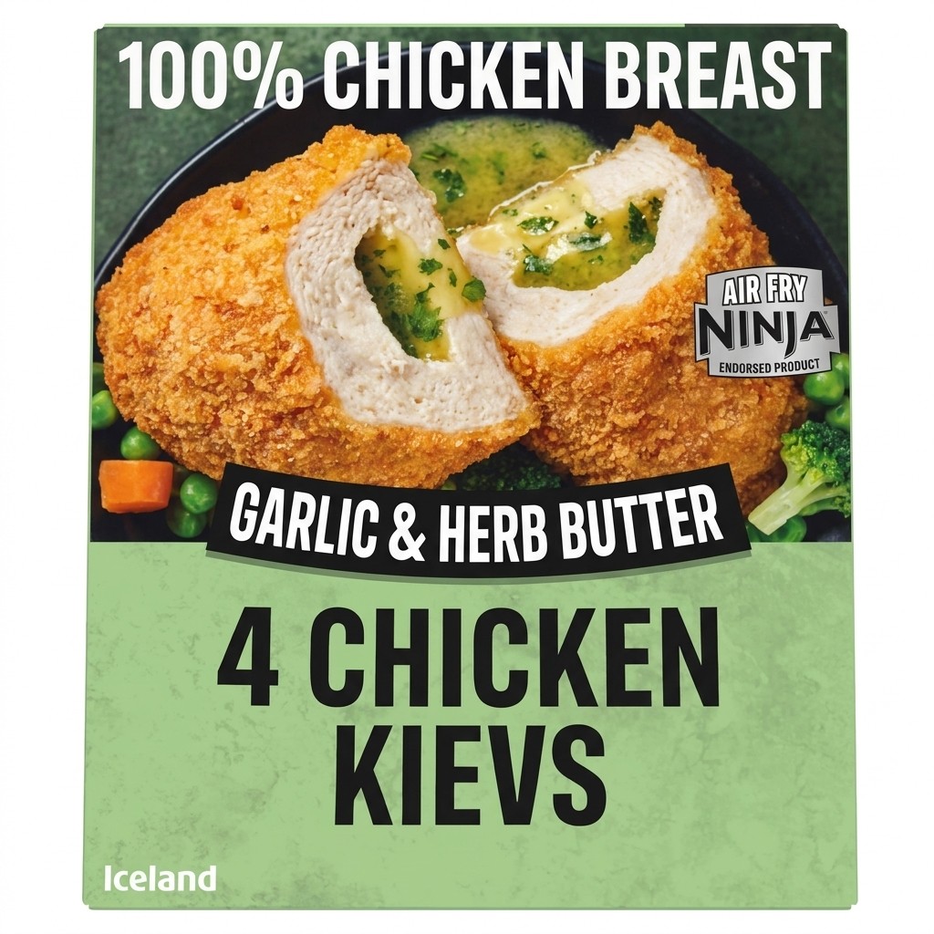 Iceland 4 Chicken Kievs 500g