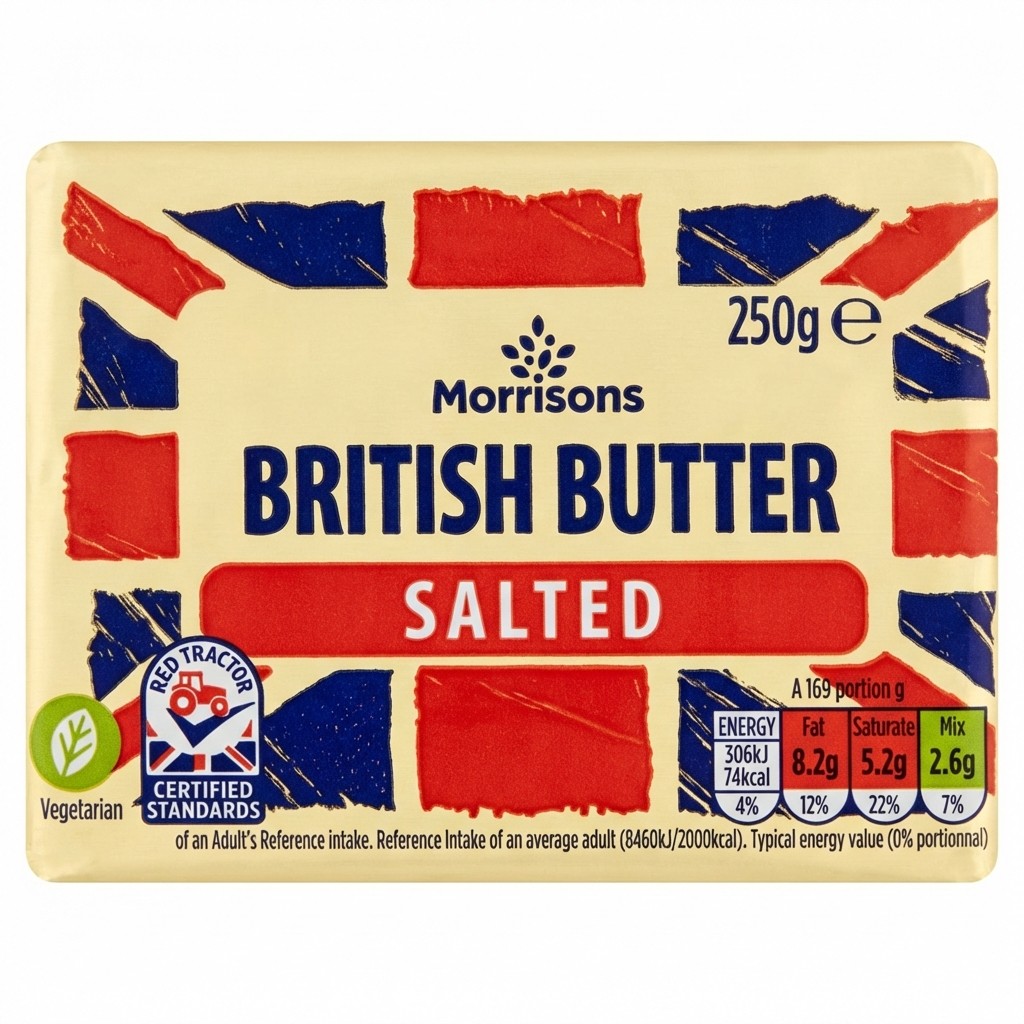 Morrisons British Butter Salted 250g