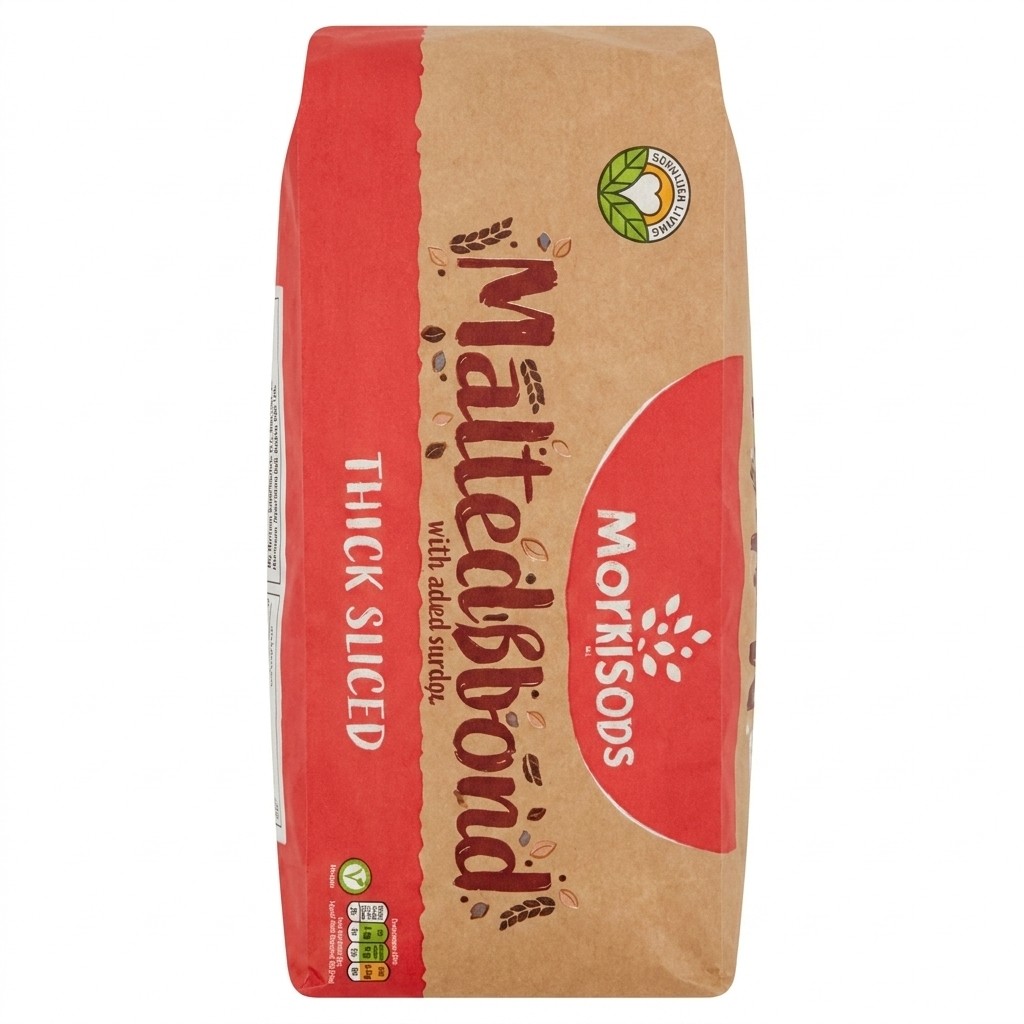 Morrisons Malted Bloomer Thick Sliced 800g