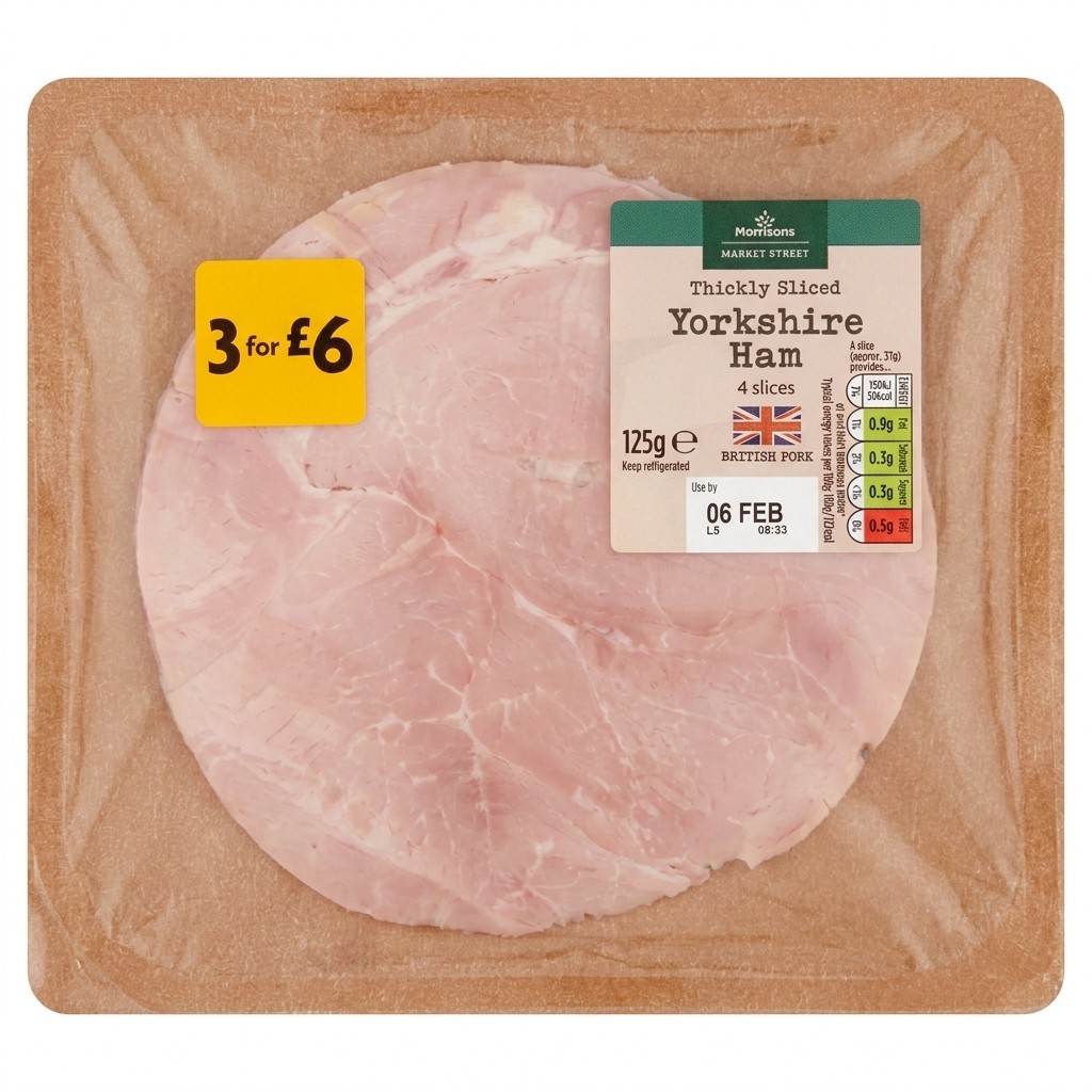 Morrisons Yorkshire Ham 125g