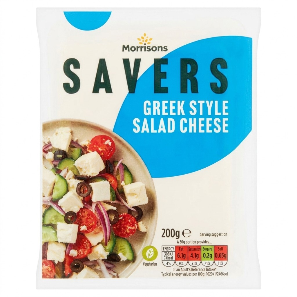 Morrisons Savers Greek Style Salad Cheese 200g