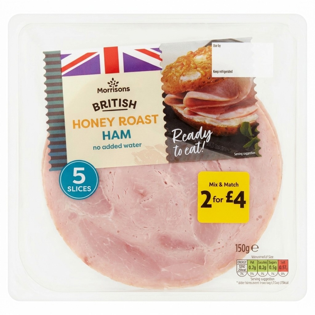 Morrisons British Honey Roast Ham 120g