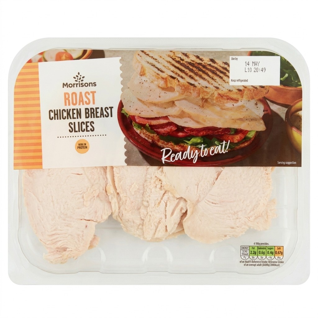 Morrisons Roast Chicken Breast Slices 180g