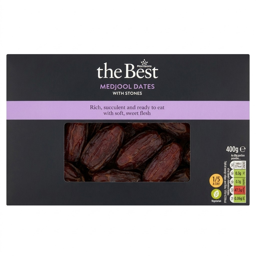 Morrisons the Best Medjool Dates with Stones 400g