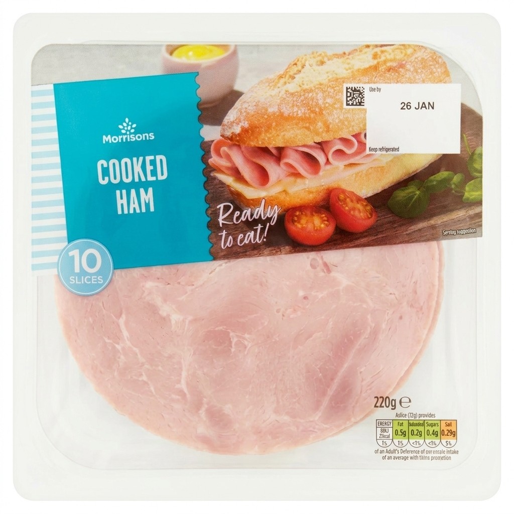 Morrisons Cooked Ham 220g