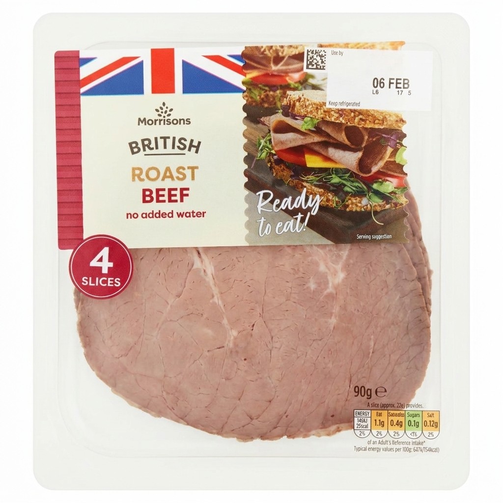 Morrisons British Roast Beef 90g