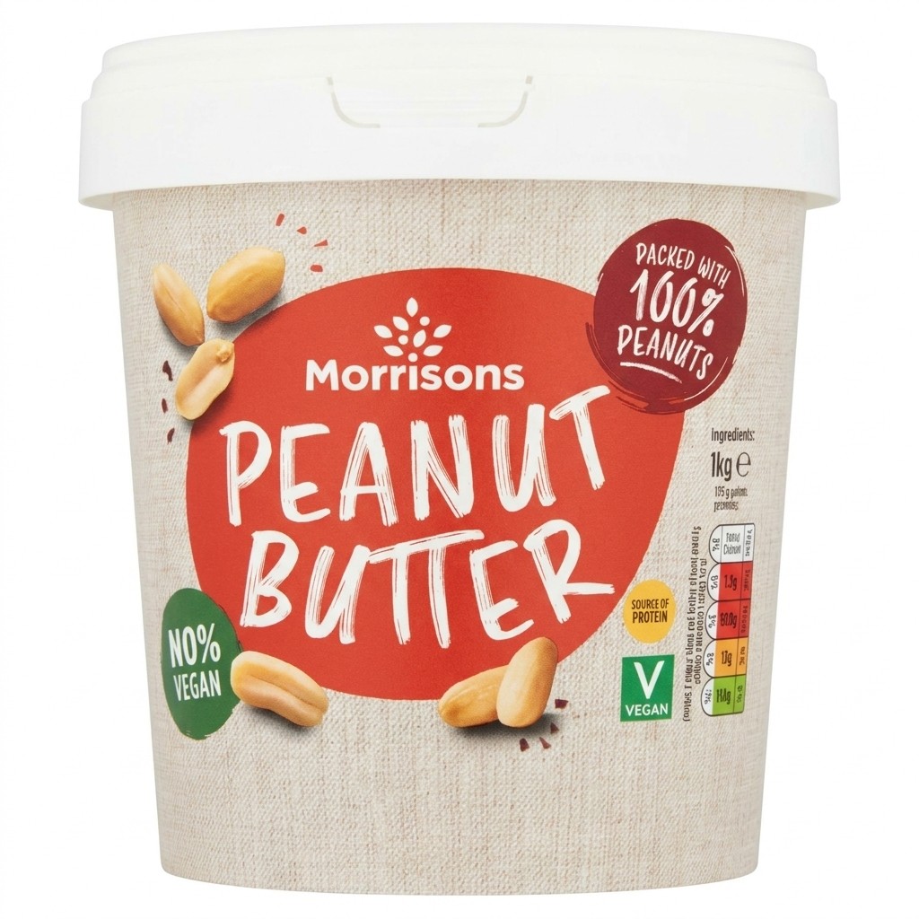 Morrisons Crunchy Peanut Butter 1kg