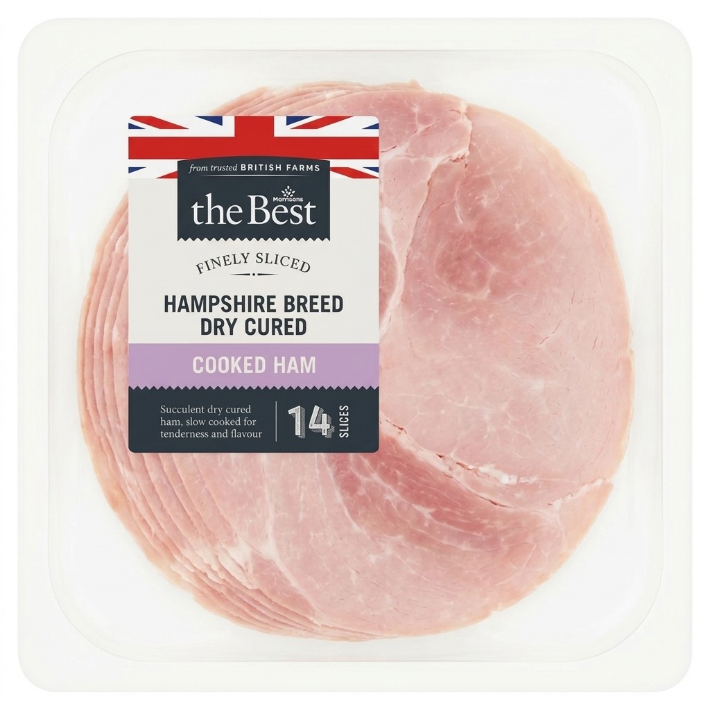 Morrisons The Best Hampshire Breed Dry Cured Cooked Ham 240g
