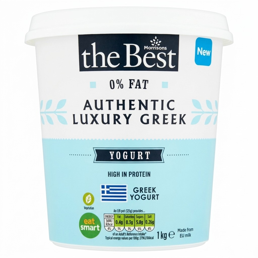 Morrisons the Best Fat Free Greek Yogurt 1kg