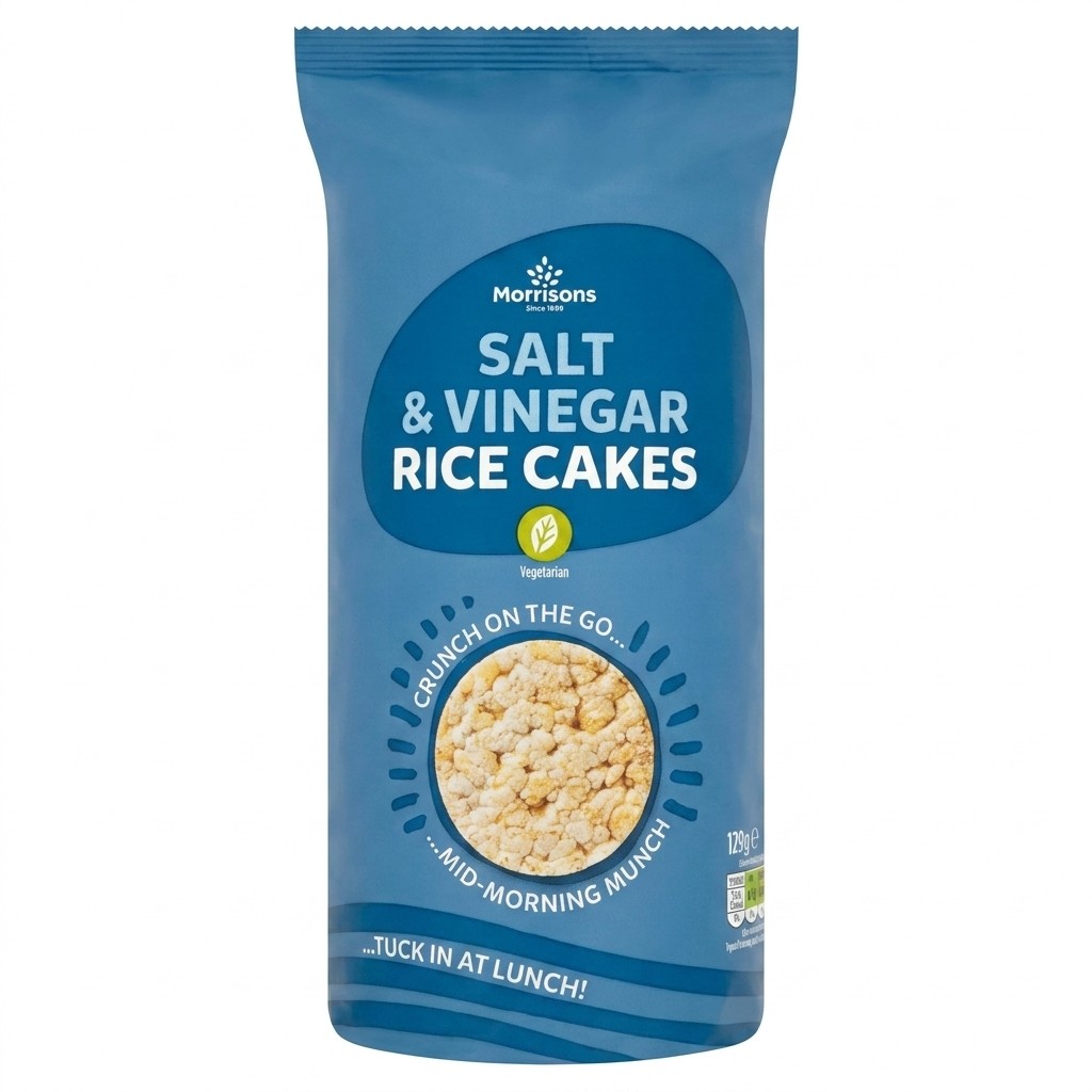 Morrisons Salt & Vinegar Rice Cakes 129g