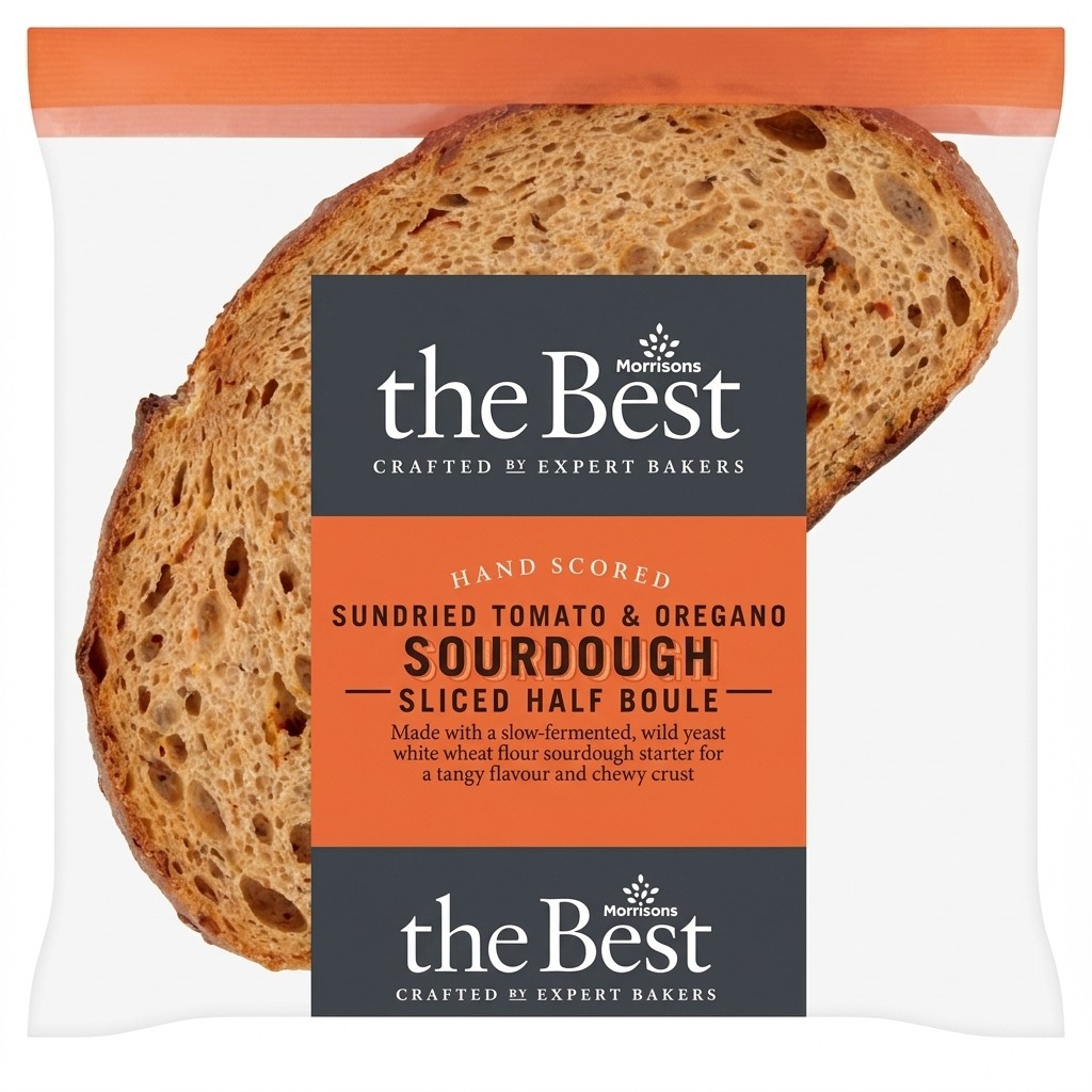 Morrisons The Best Sundried Tomato & Oregano Sourdough 400g