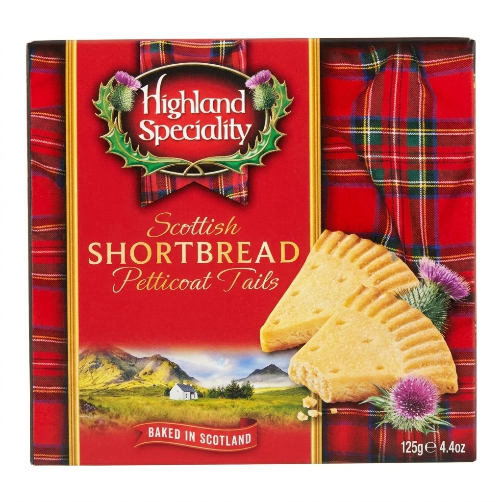 Highland Speciality Scottish Shortbread Petticoat Tails 125g