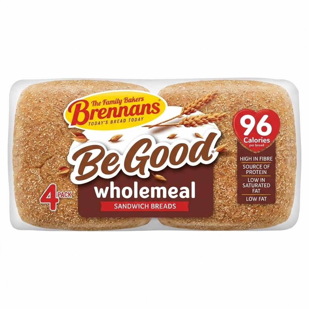 Brennans Be Good Wholemeal Sandwich Breads 160g