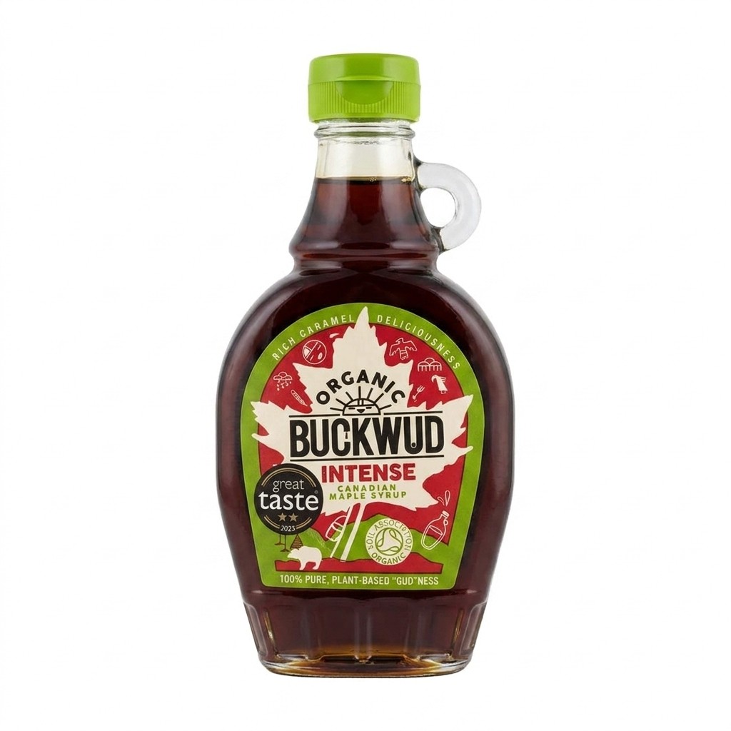 Buckwud Organic Intense Canadian Maple Syrup 250g