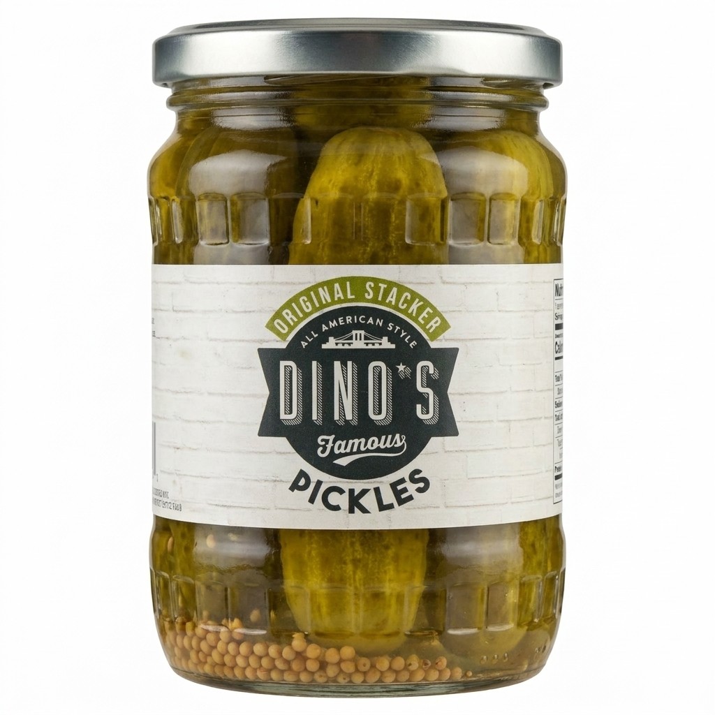 Dino's Famous Pickles 530g
