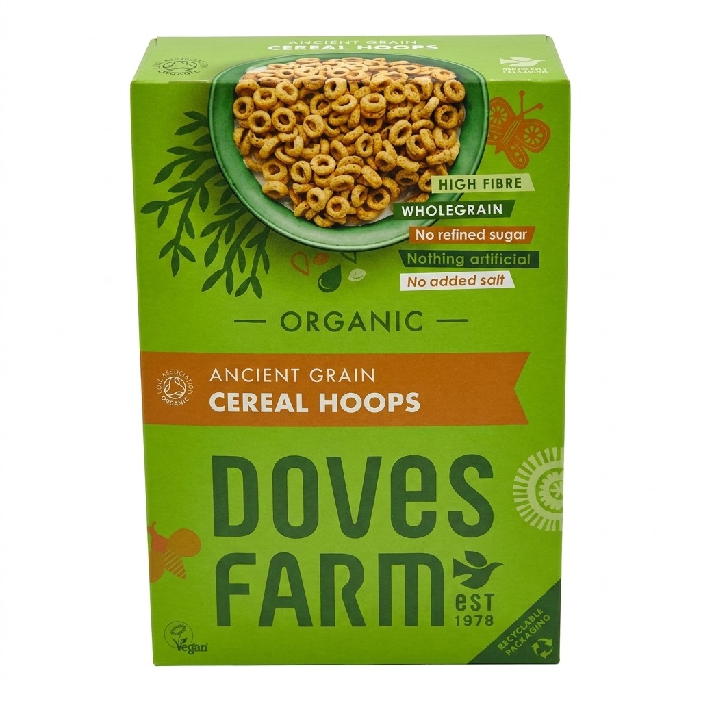 Doves Farm Organic Ancient Grain Cereal Hoops