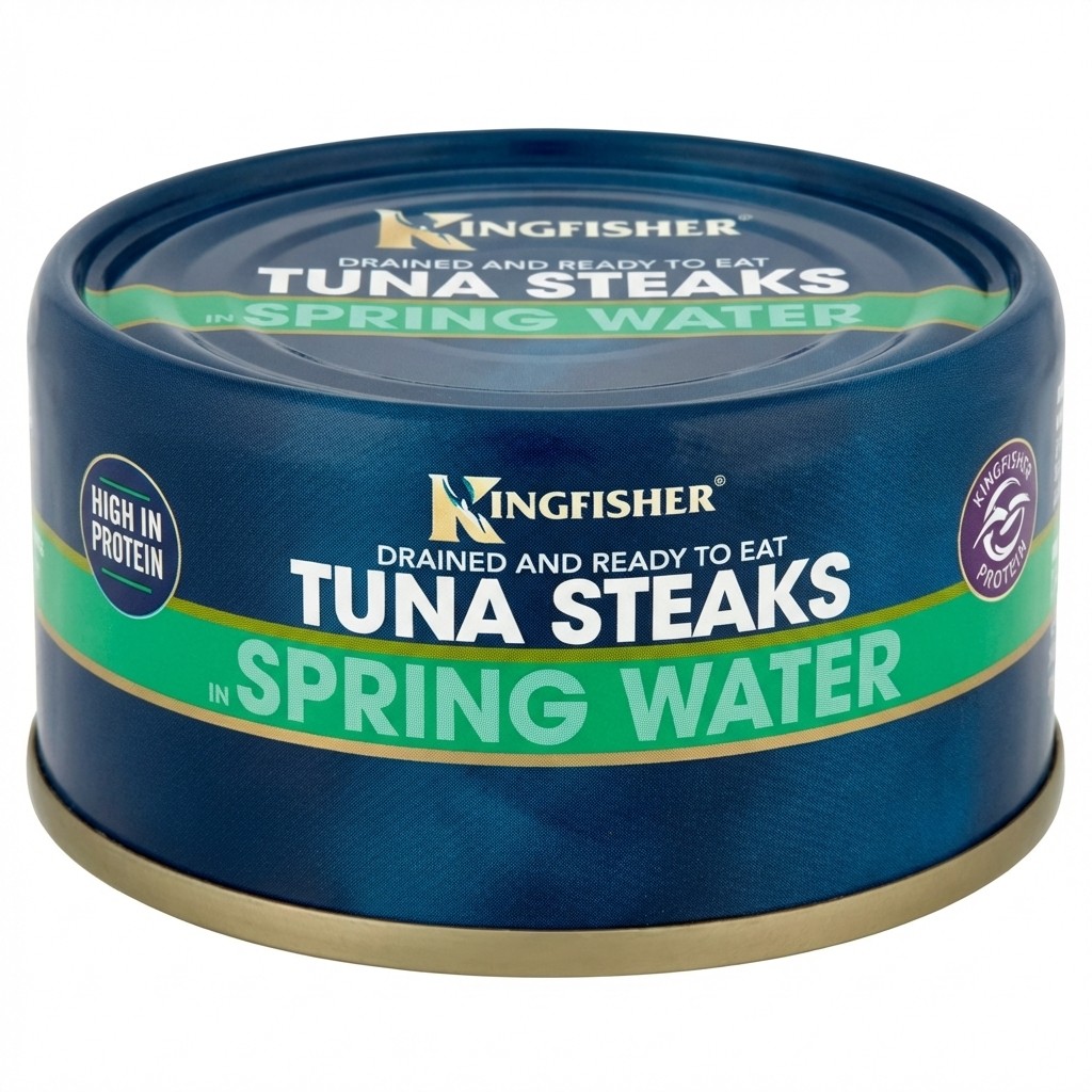Kingfisher Tuna Steaks in Spring Water 110g