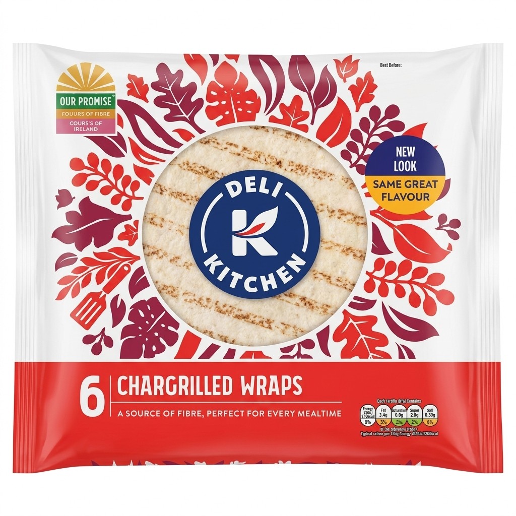 Deli Kitchen Chargrilled Wraps 366g