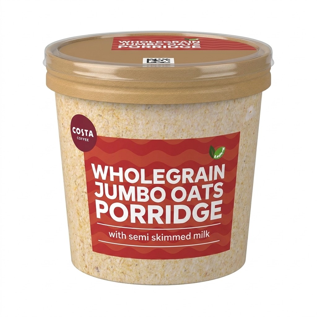 Costa Wholegrain Jumbo Oats Porridge 220g