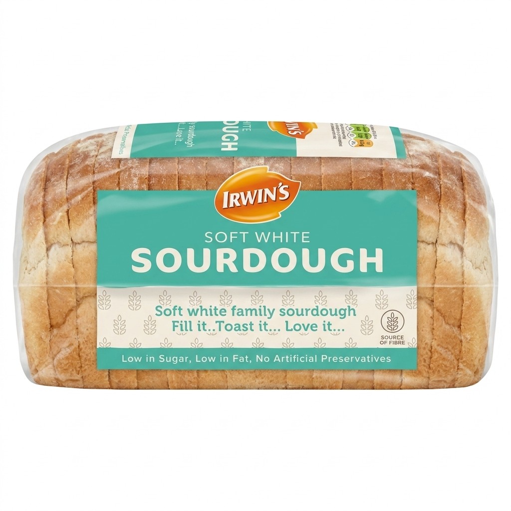Irwin's Soft White Sourdough 720g