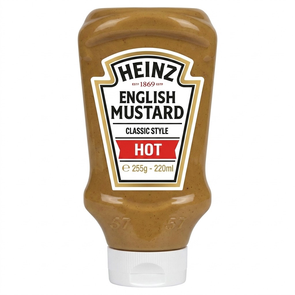 Heinz English Mustard Hot 255g
