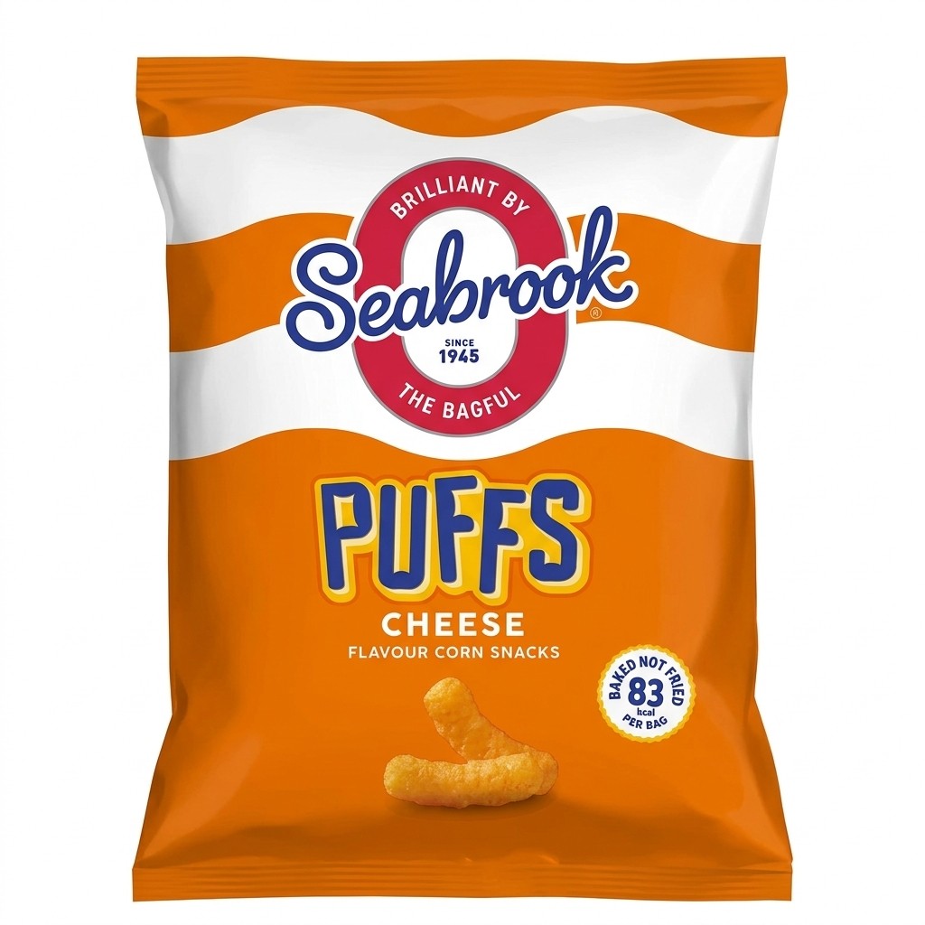 Seabrook Puffs Cheese 16g