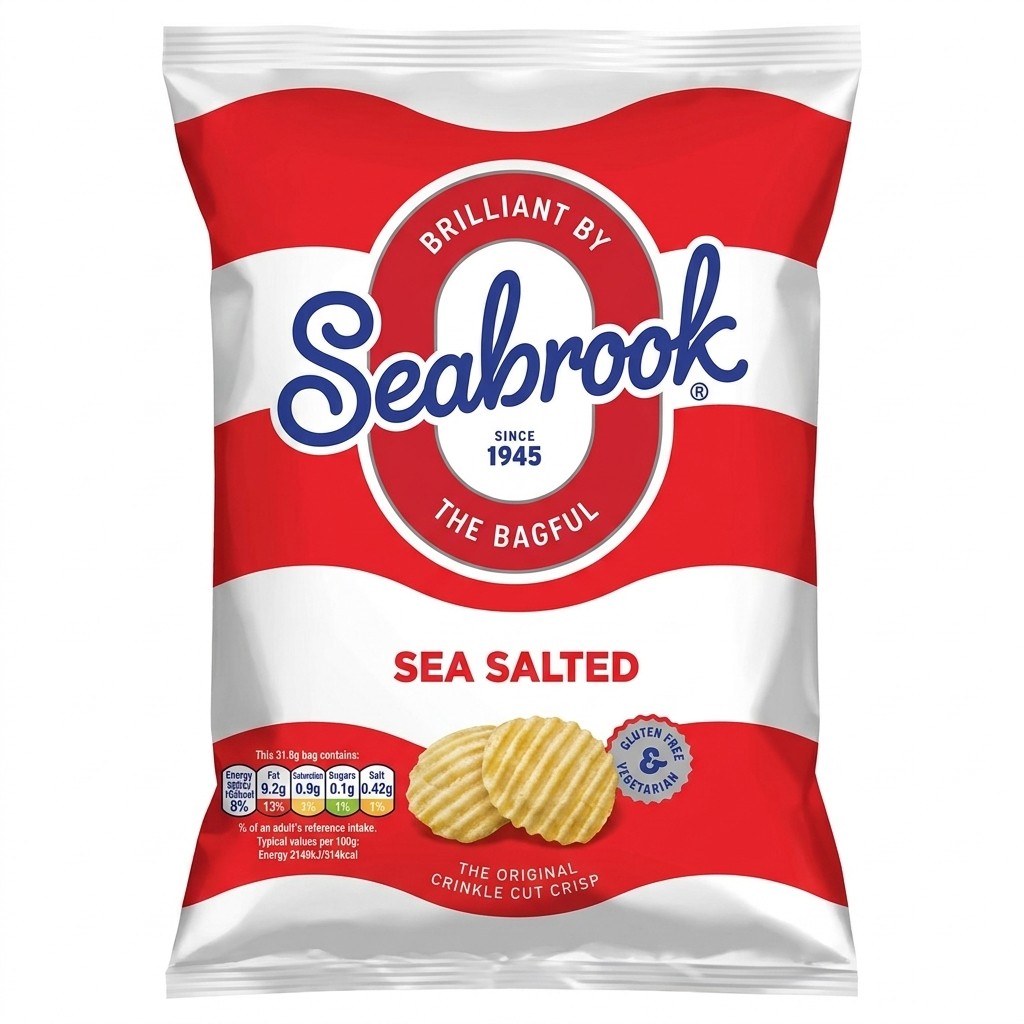 Seabrook Sea Salted Potato Crisps 31.8g