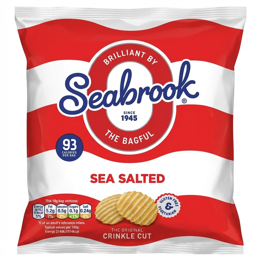 Seabrook Sea Salted Crisps 18g