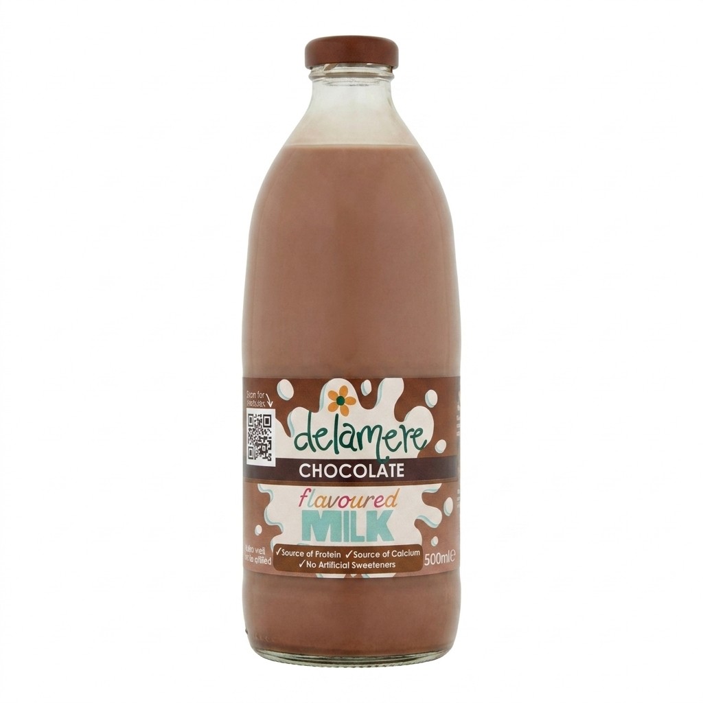 Delamere Chocolate Flavoured Milk 500ml