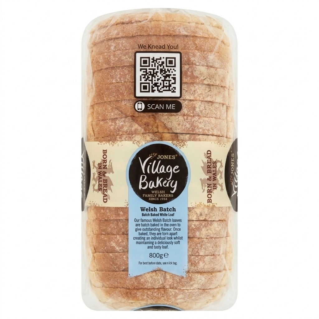 Jones Village Bakery Welsh Batch White Loaf 800g
