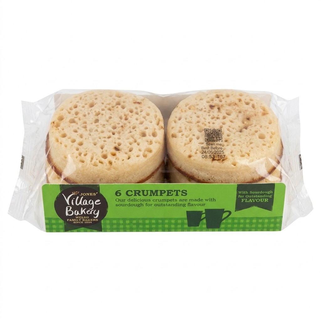 Jones' Village Bakery Crumpets 6pcs