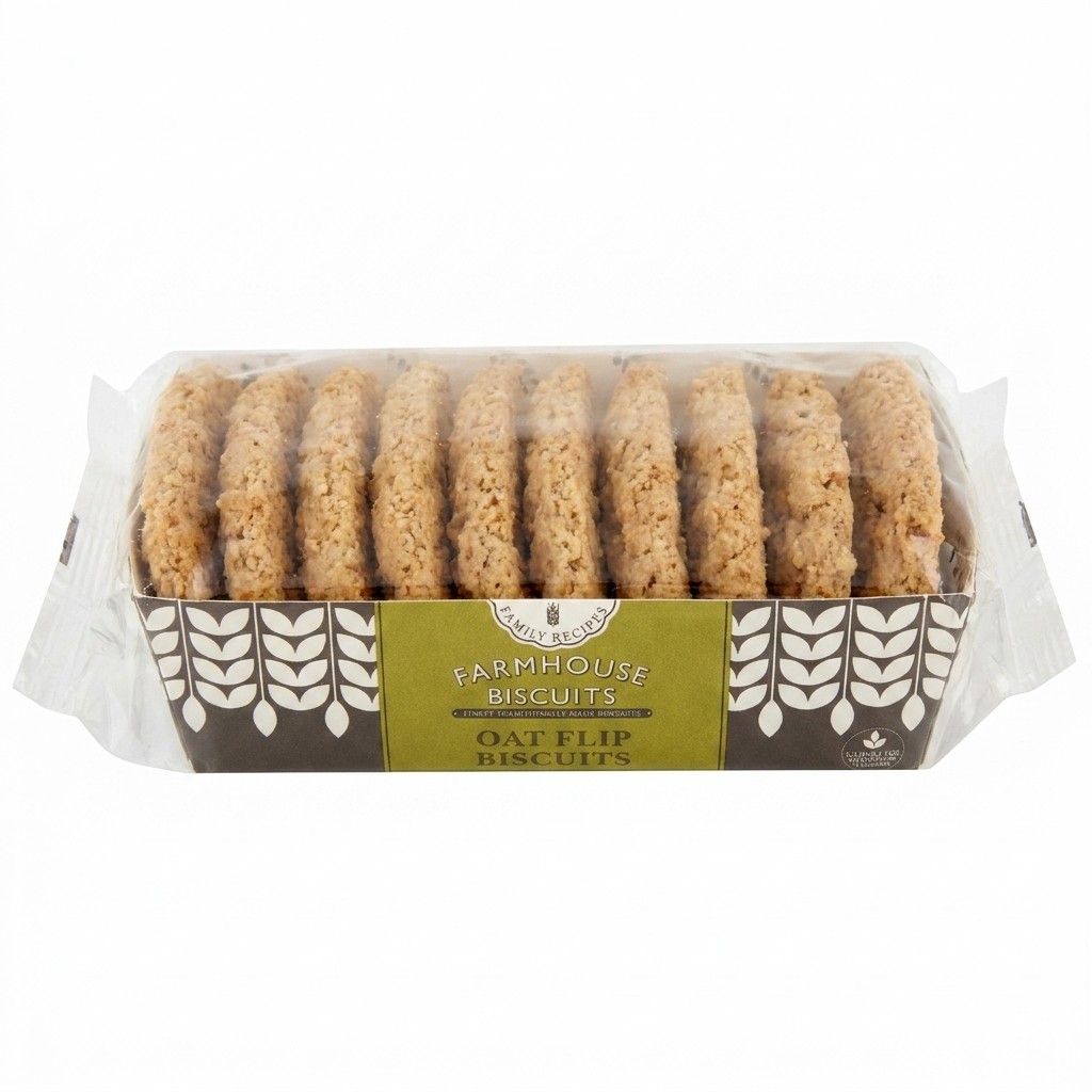 Farmhouse Oat Flip Biscuits 200g