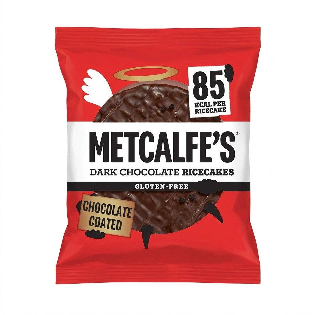 Metcalfe's Dark Chocolate Ricecakes 34g