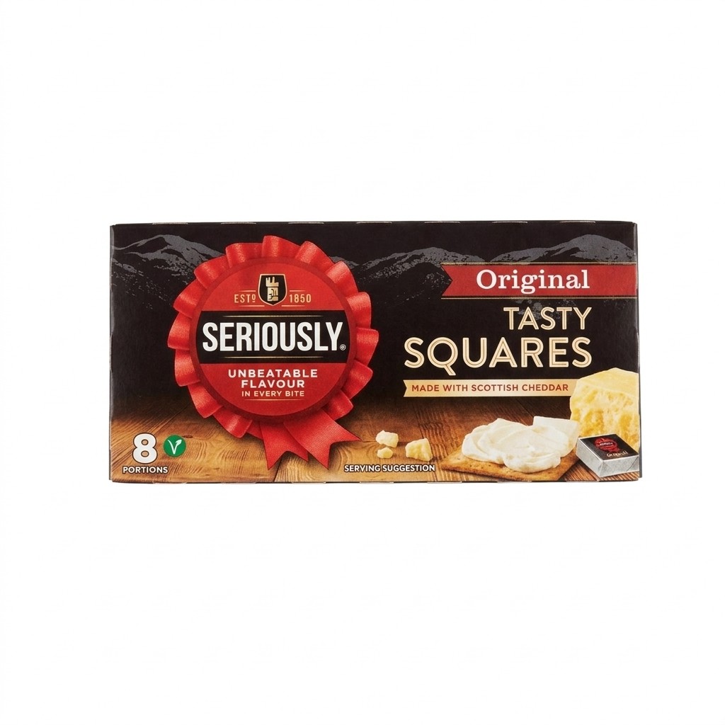 Seriously Original Tasty Squares 133g