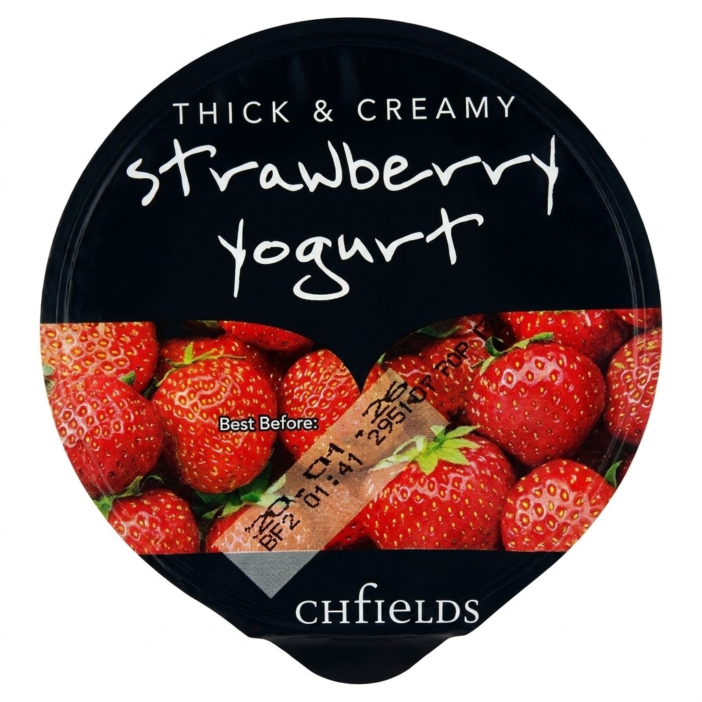 Lichfields Thick & Creamy Strawberry Yogurt 125g