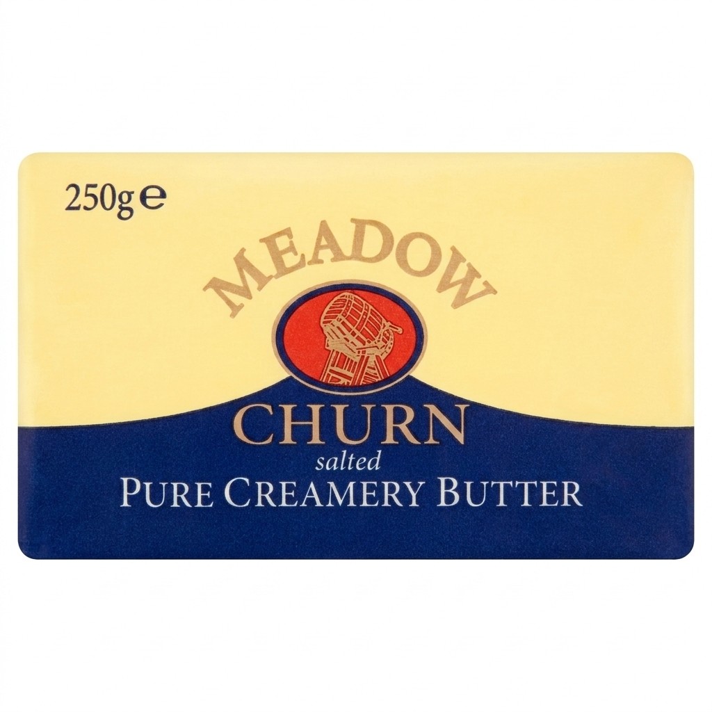 Meadow Churn Salted Pure Creamery Butter 250g