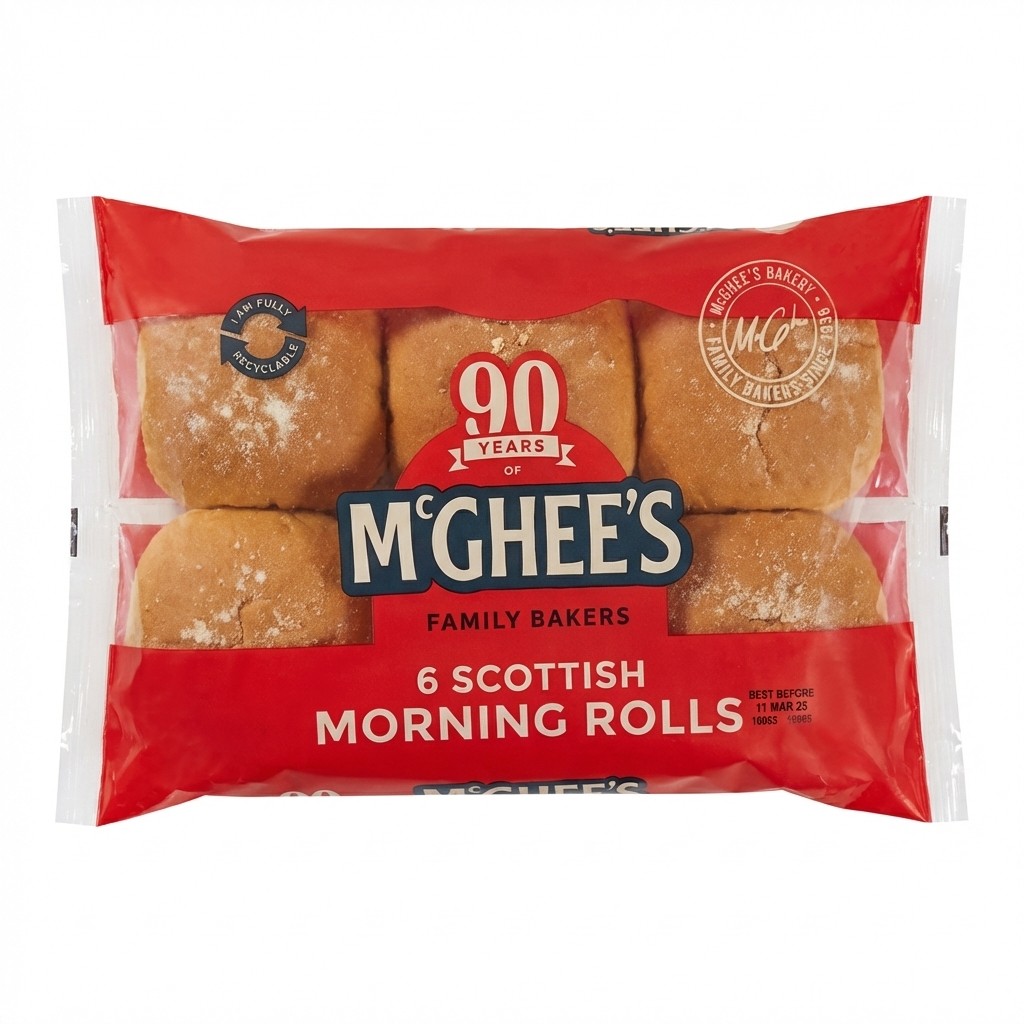 McGhee's 6 Scottish Morning Rolls