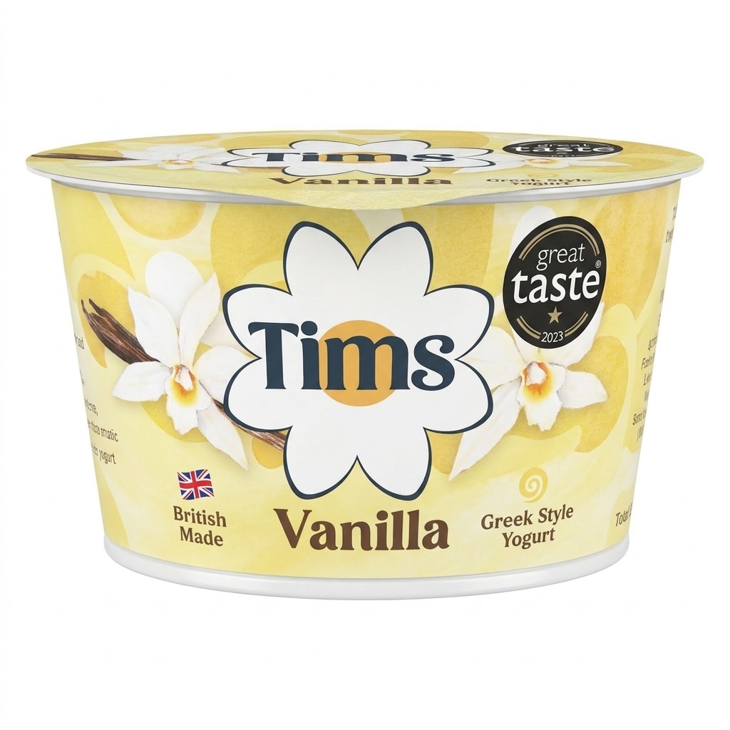 Tims Vanilla Greek Style Yogurt 175g