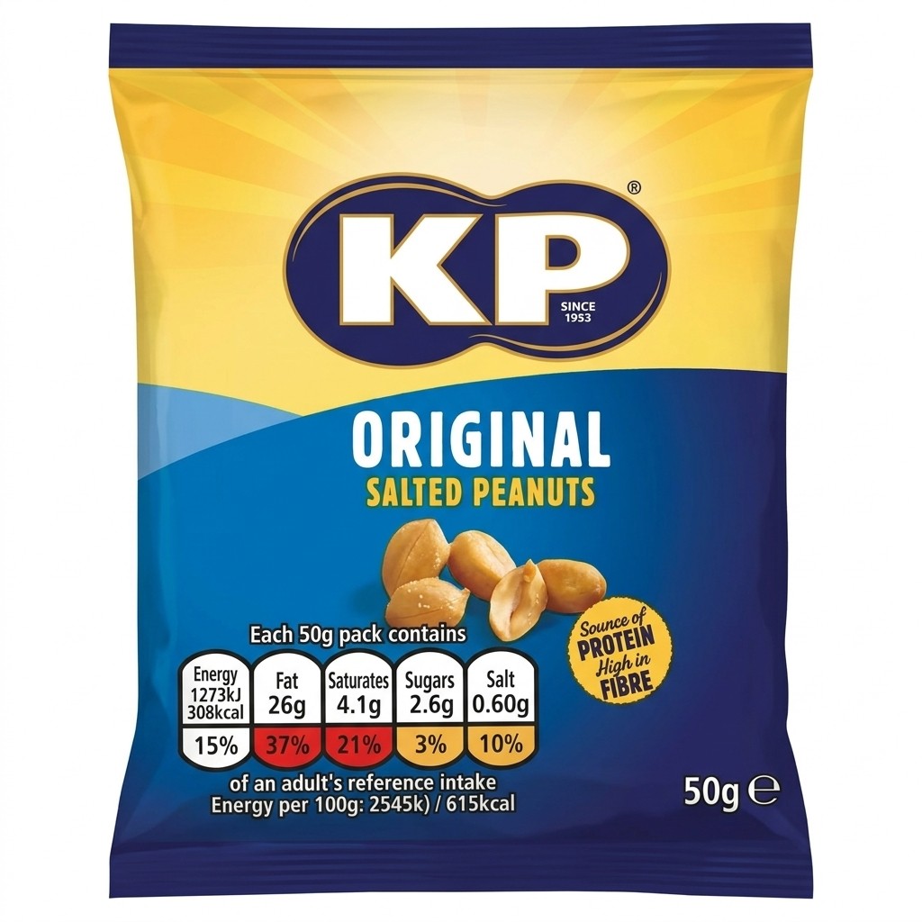 KP Original Salted Peanuts 50g