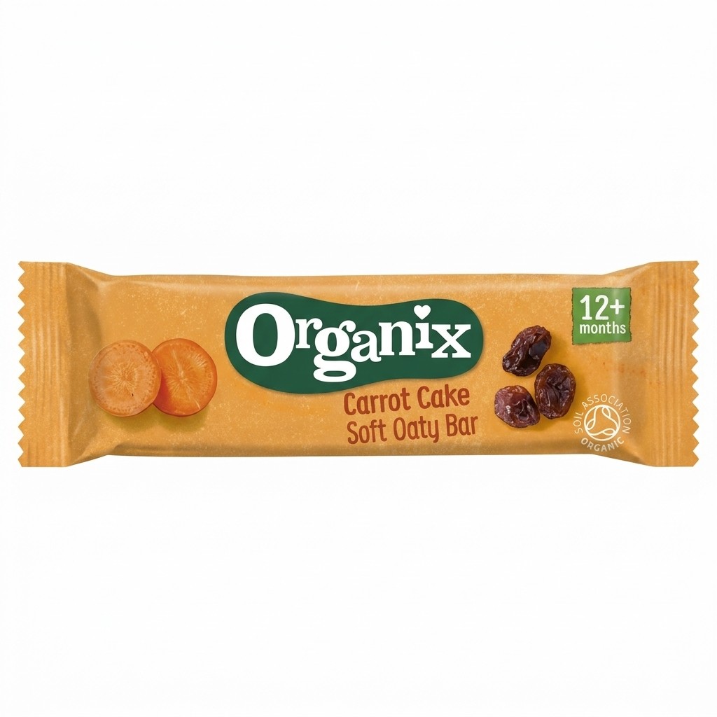 Organix Carrot Cake Soft Oaty Bar 30g