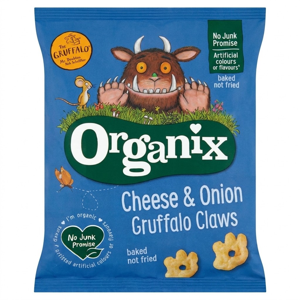 Organix Cheese & Onion Gruffalo Claws 15g