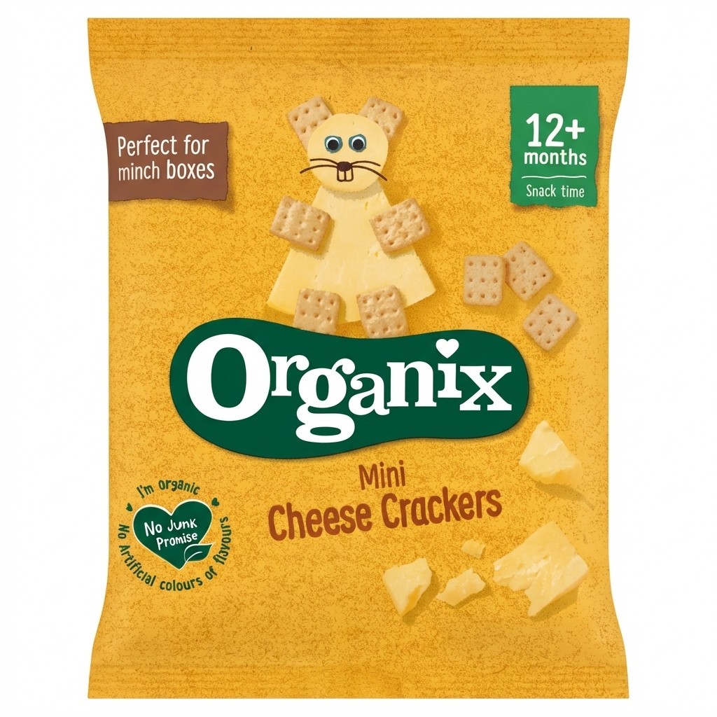 Organix Mini Cheese Crackers 20g