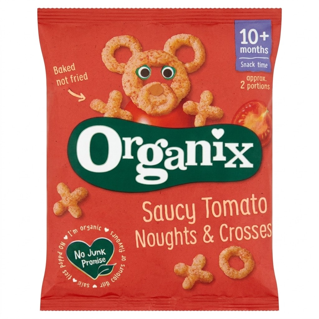 Organix Saucy Tomato Noughts & Crosses 15g